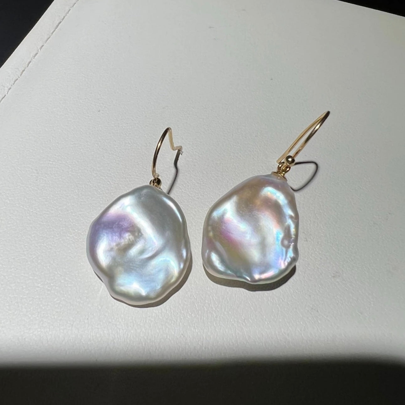 Natural Baroque Freshwater Pearl Earrings | S925 Silver for Elegant, Unique Style