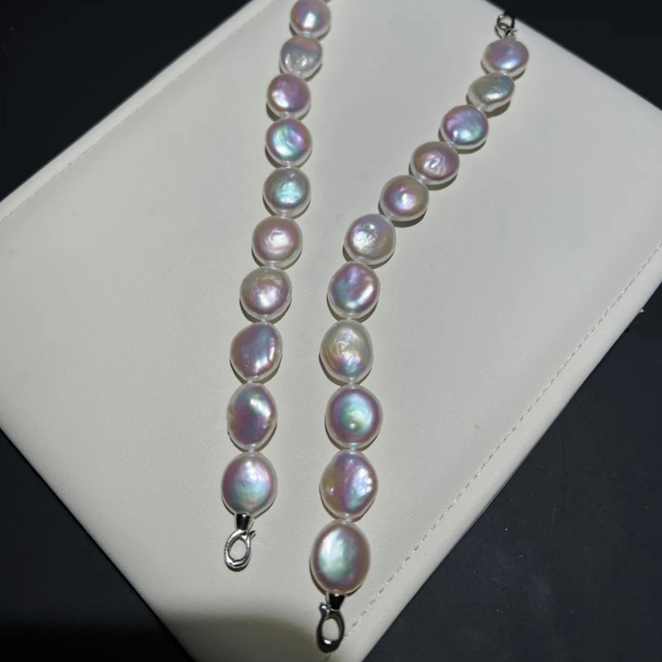 Natural Freshwater Pearl Bracelet with S925 Silver Clasp