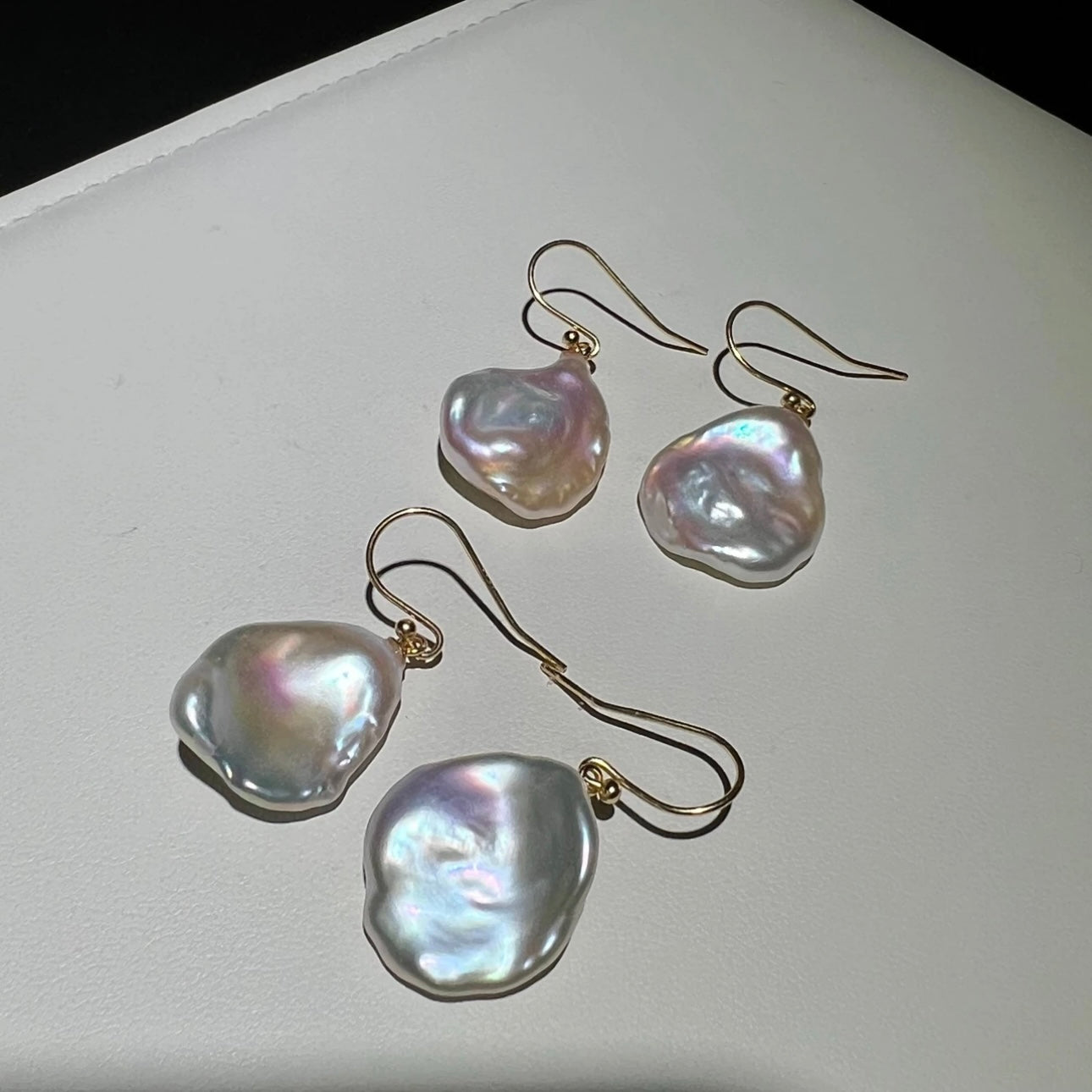 Natural Baroque Freshwater Pearl Earrings | S925 Silver for Elegant, Unique Style