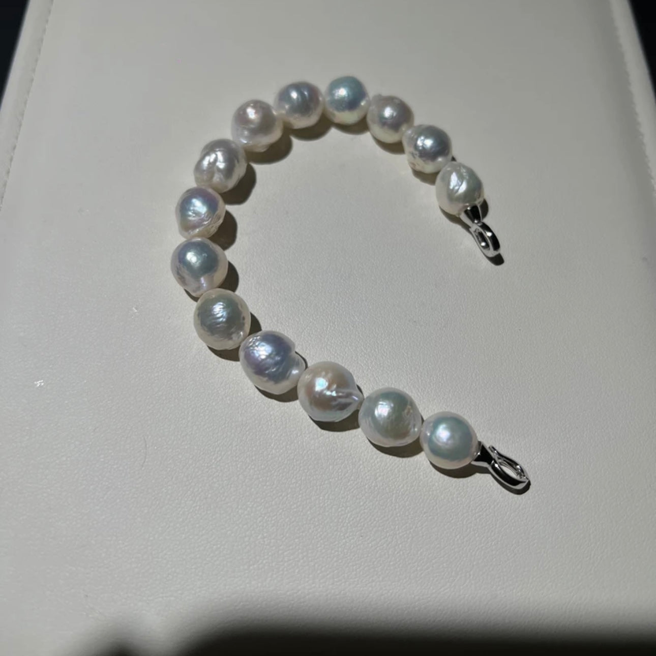 9-11mm Candy-Colored Wrinkled Baroque Pearls | Natural Freshwater Pearl Bracelet