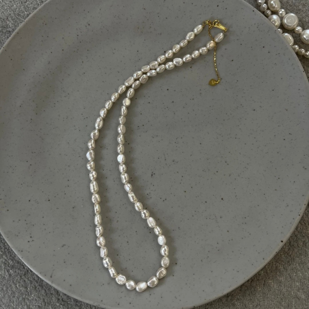 Natural Freshwater Pearl Necklace | Irregular 5mm Pearls with S925 Silver Clasp for Elegant Style