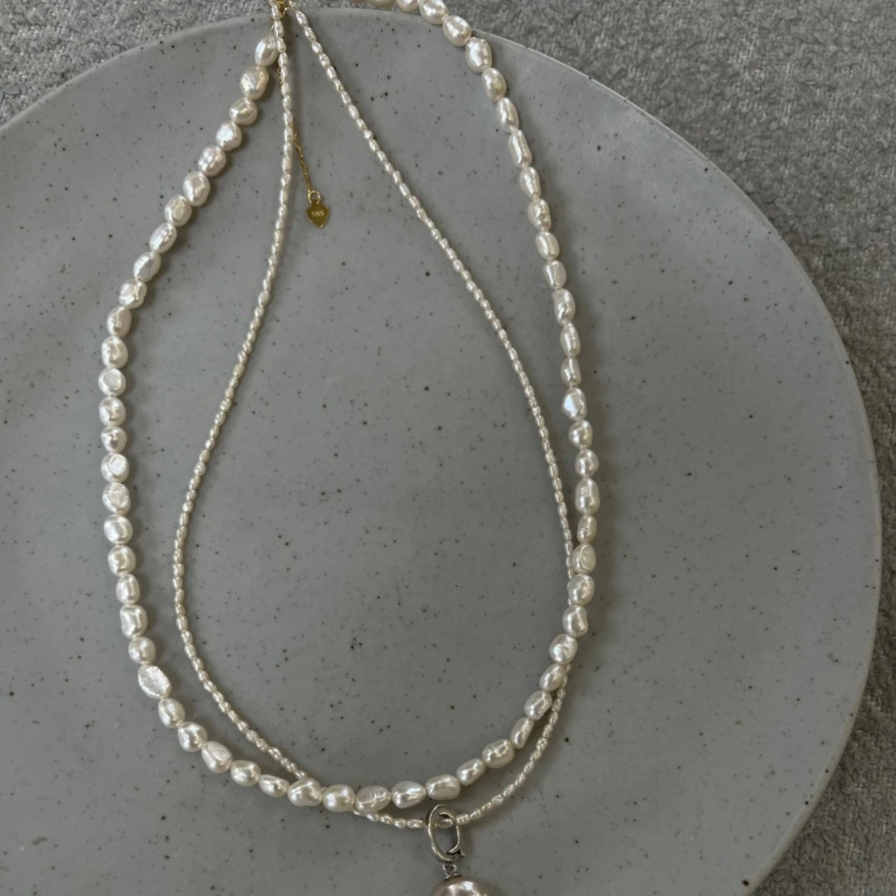 Natural Freshwater Pearl Necklace | Irregular 5mm Pearls with S925 Silver Clasp for Elegant Style