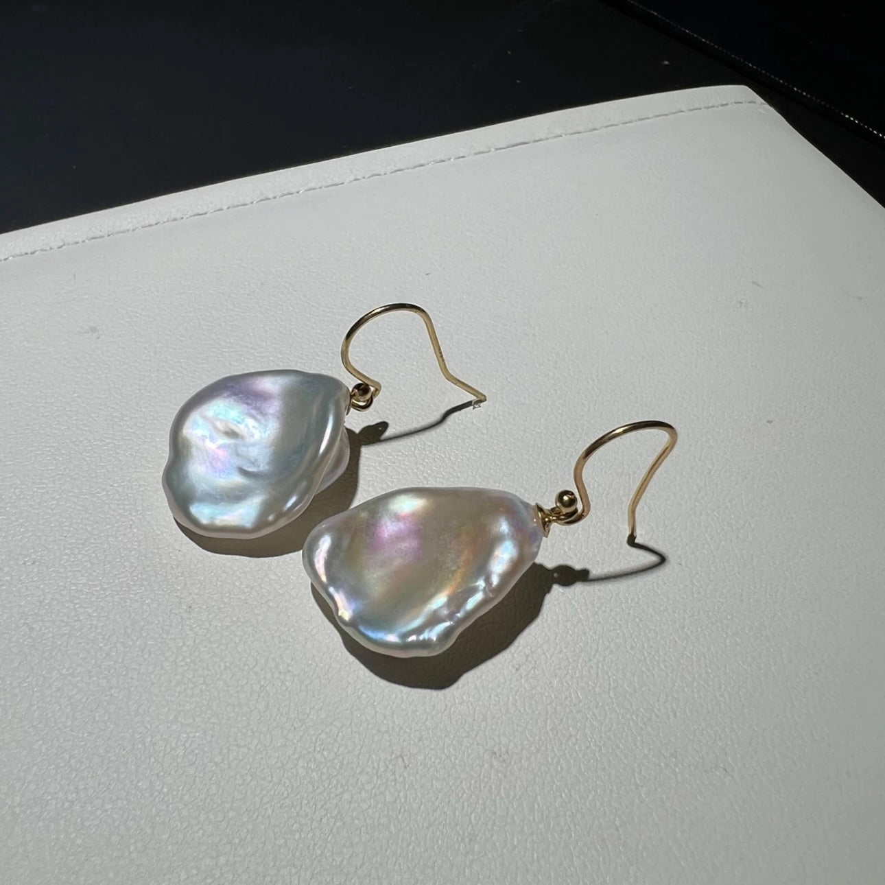 Natural Baroque Freshwater Pearl Earrings | S925 Silver for Elegant, Unique Style